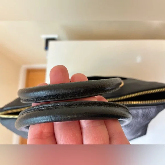 Coach Mini Emma Satchel in Black Refined Pebble Leather with Wallet - Picture 4 of 13